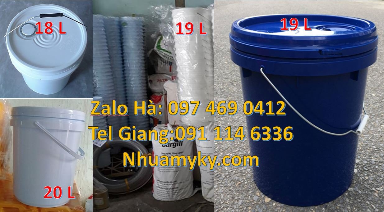 thùng nhựa 20l đựng sơn,vỏ thùng sơn đựng thức ăn gia súc,thùng sơn gá