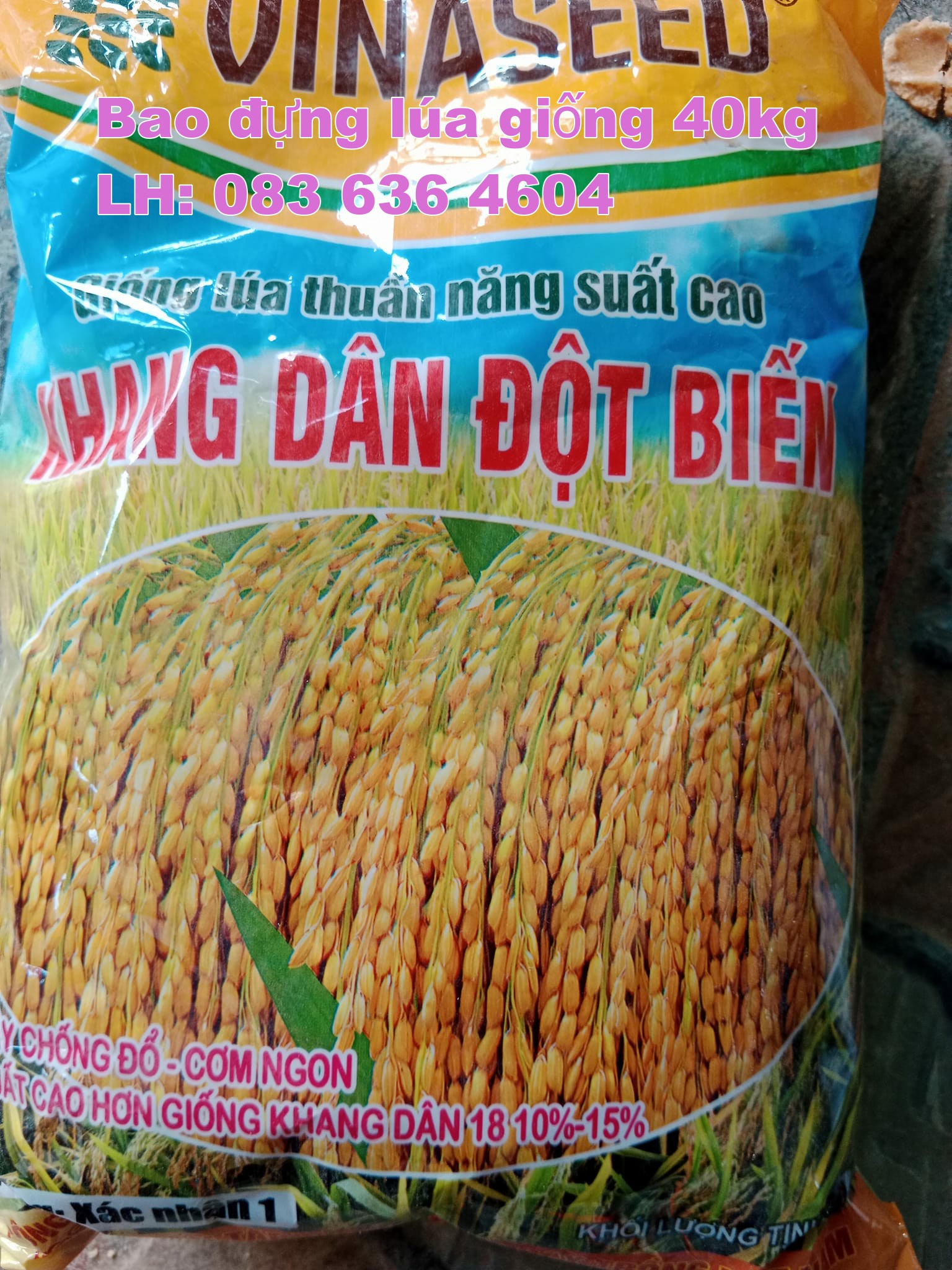 Bao lúa giống chất lượng cho mùa vàng bội thu