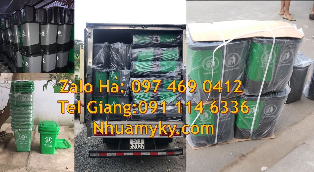 thùng rác 2 ngăn phân loại rác,thùng rác 3 ngăn 3 màu,thùng rác có nắp