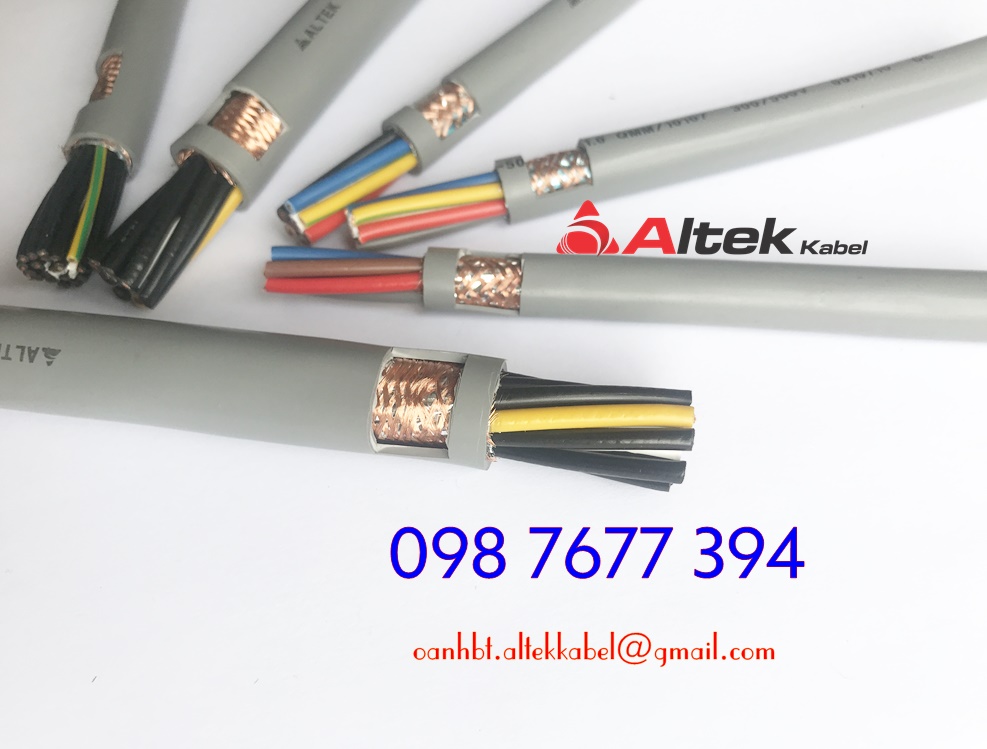 cáp điều khiển có lưới chống nhiễu 10x1.0