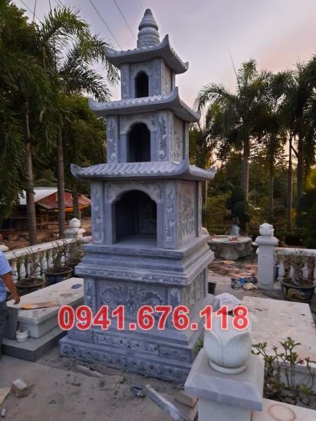 968 Mẫu mộ tháp đá bán hoà bình bảo tháp sư phật giáo