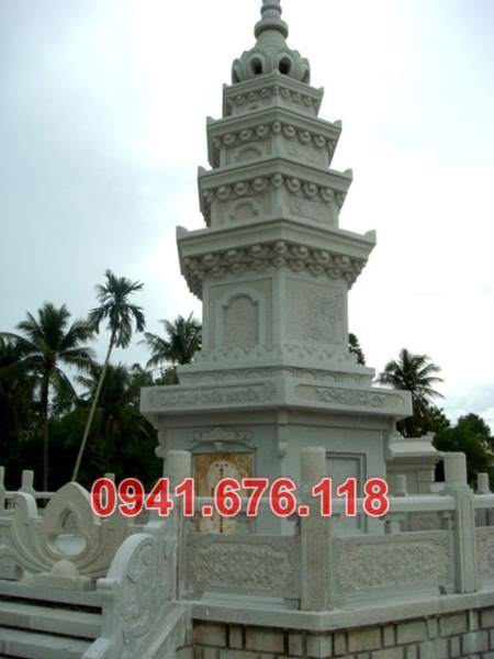 nam định 9872 mộ tháp sư bằng đá đẹp bán vĩnh long bảo tháp phật giáo