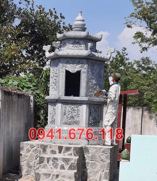 nam định 9872 mộ tháp sư bằng đá đẹp bán vĩnh long bảo tháp phật giáo