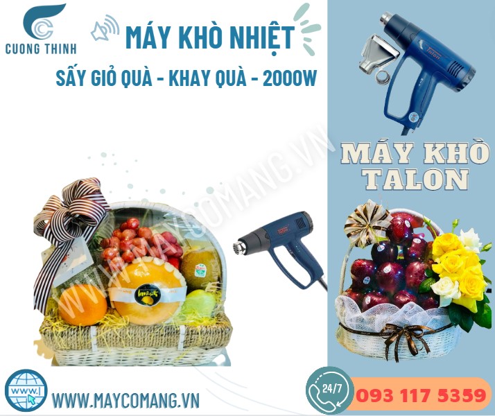 Máy khò nhiệt cầm tay Mini Công suất 2000W