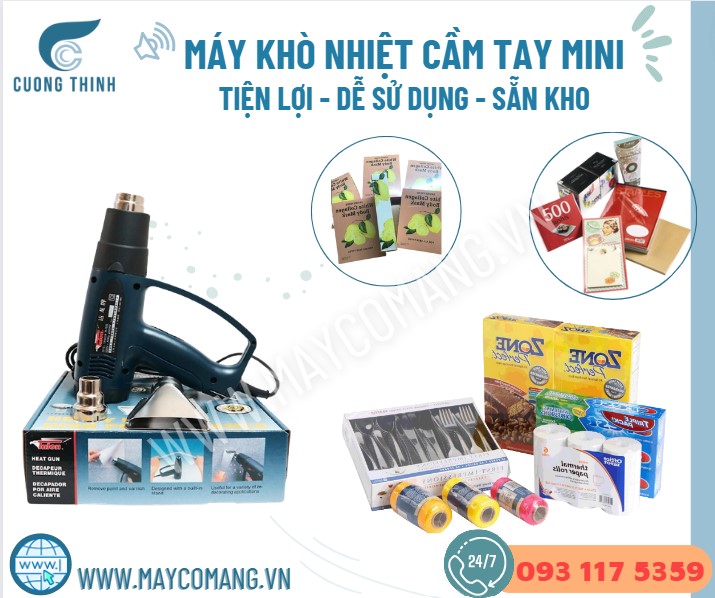 Máy khò nhiệt cầm tay Mini Công suất 2000W