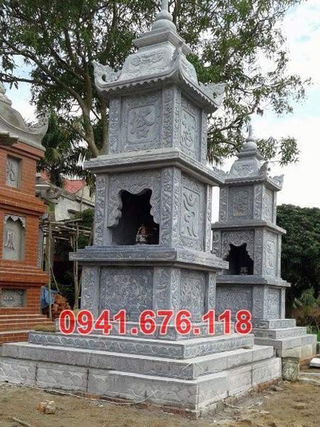 Mẫu 27 mộ tháp đá sư bán hải dương bảo tháp phật giáo