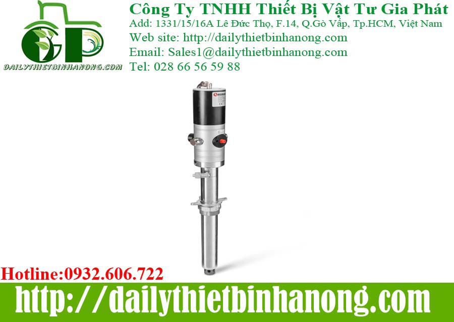 Súng bơm mỡ khí nén Assalub cho hệ thống bôi trơn