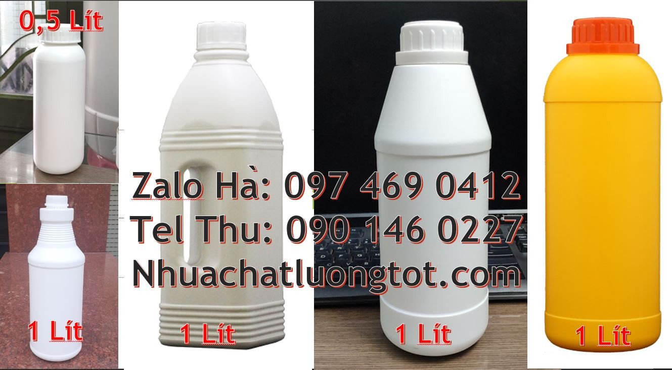 chai nhựa 0.5l đựng hóa chất,chai nhựa hdpe màu trắng,chai nhựa giá rẻ