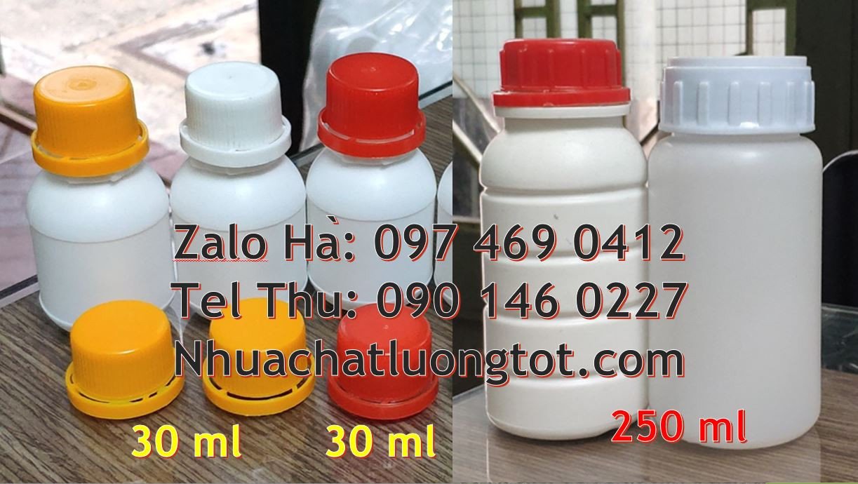 chai nhựa nhỏ 50ml,chai nhựa nhỏ đựng hóa chất,chai nhựa 500ml màu tră