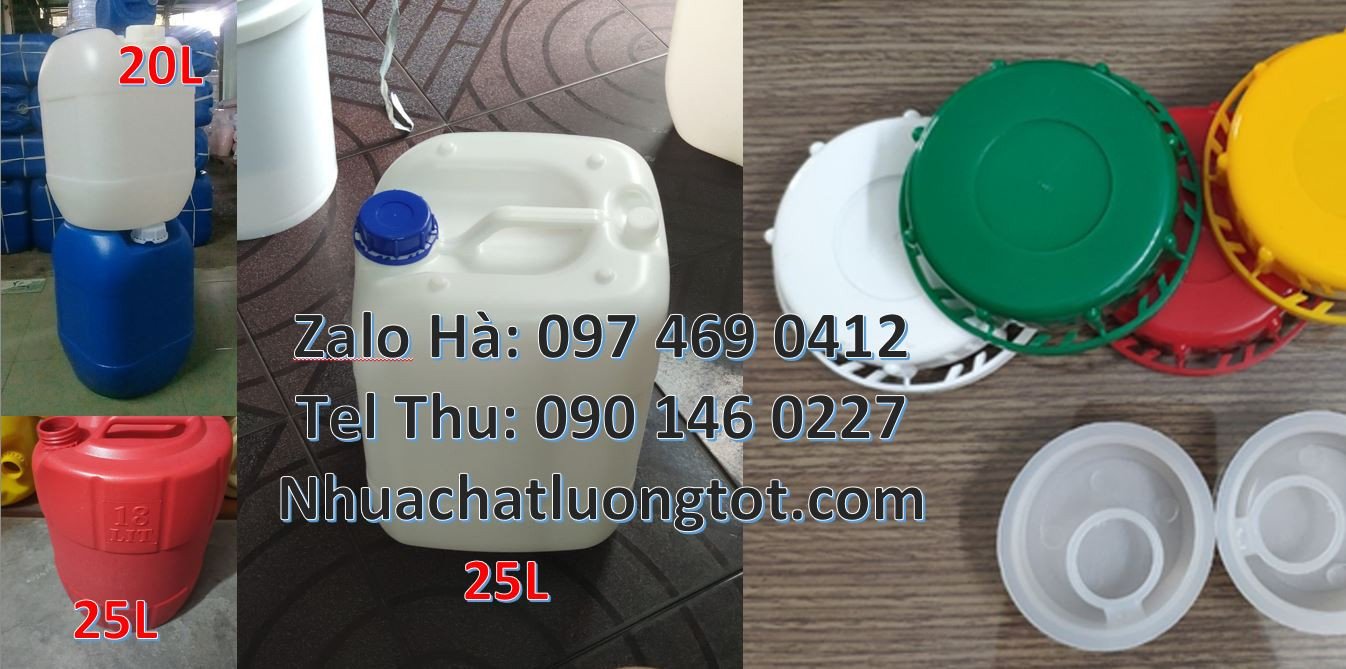 can nhựa 20l đựng hóa chất,can nhựa xanh 25l,can nhựa 30l giá rẻ hcm