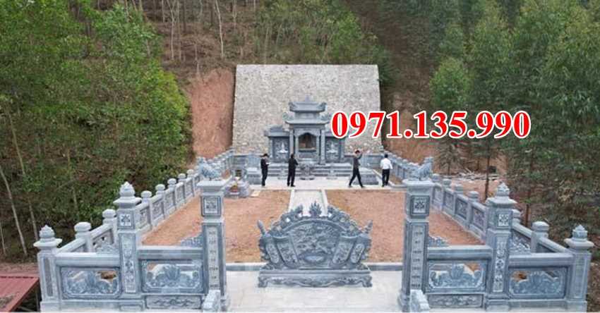 Mẫu khuôn viên lăng mộ bằng đá đẹp bán tại Hà Nội
