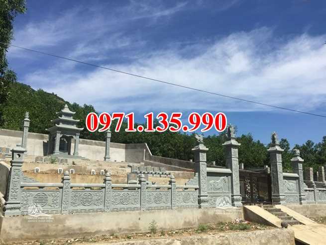Mẫu khuôn viên lăng mộ bằng đá đẹp bán tại Hà Nội