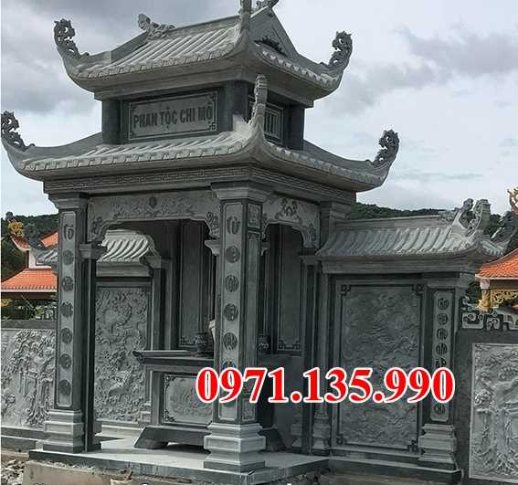 Mẫu khuôn viên lăng mộ bằng đá đẹp bán tại Hà Nội