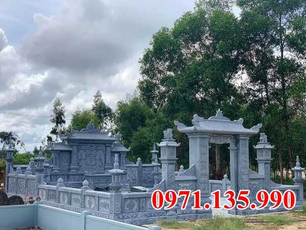 Mẫu khuôn viên lăng mộ bằng đá đẹp bán tại Sóc Trăng