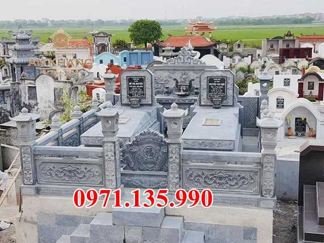 Mẫu khuôn viên lăng mộ bằng đá đẹp bán tại Sóc Trăng