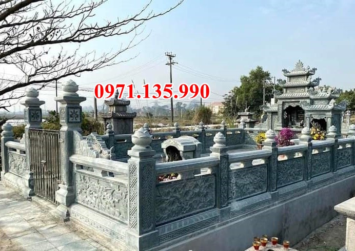 Mẫu khuôn viên lăng mộ bằng đá đẹp bán tại Sóc Trăng