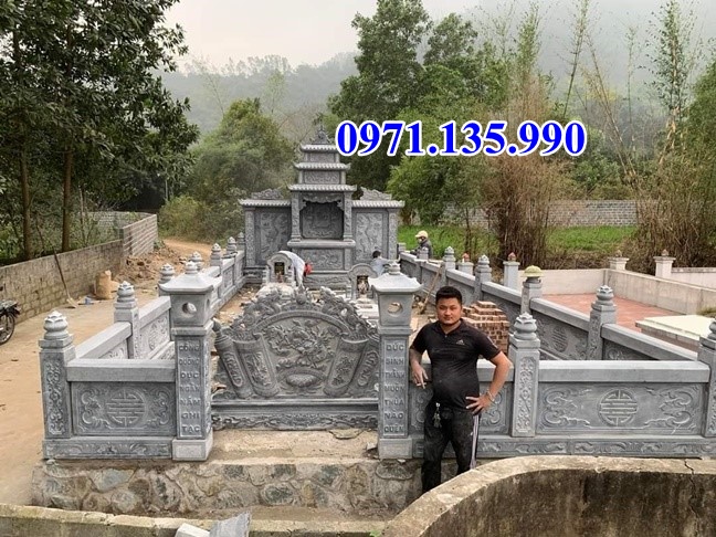 Mẫu khuôn viên lăng mộ bằng đá đẹp bán tại Sóc Trăng