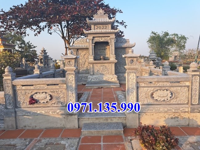 Mẫu khuôn viên lăng mộ bằng đá đẹp bán tại Sóc Trăng