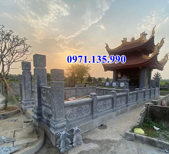 Mẫu khuôn viên lăng mộ bằng đá đẹp bán tại Sóc Trăng