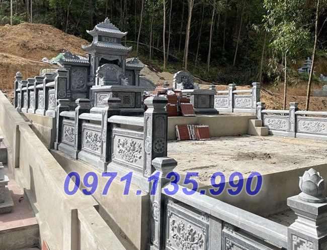 Khuôn viên lăng mộ bằng đá bán Đồng Tháp gia tộc dòng họ gia đình