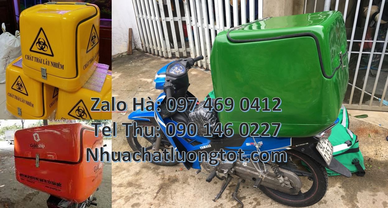 thùng giao hàng đồ ăn nhanh,thùng giao thư báo,thùng giao của shoppe