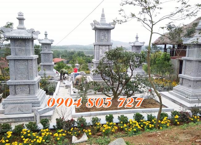 Mộ tháp đá để tro cốt hài cốt thờ cốt tại Nam Bộ