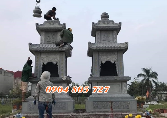 Mộ tháp đá để tro cốt hài cốt thờ cốt tại Nam Bộ