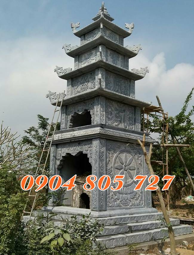 Mộ tháp đá để tro cốt hài cốt thờ cốt tại Nam Bộ