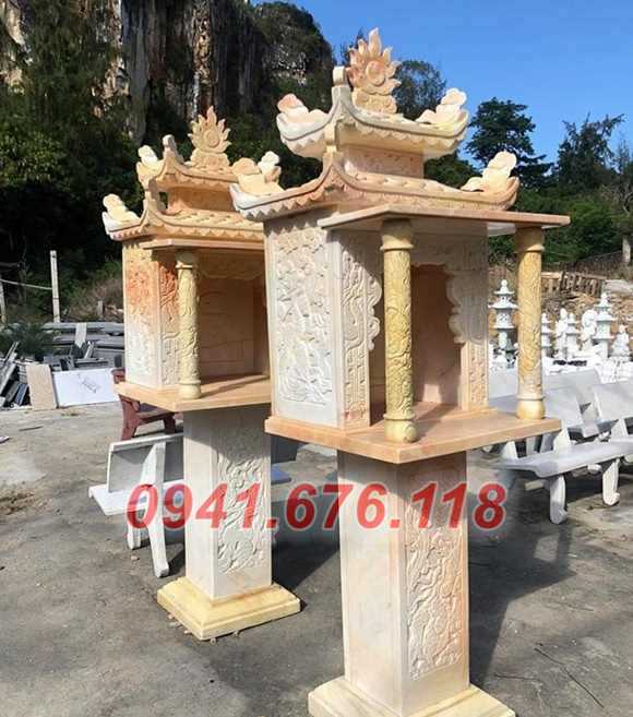 an giang 6636 bàn thờ thần tài ông địa bằng đá khóm tủ miếu