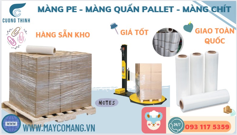 Sỉ lẻ Màng PE - Màng quấn Pallet - Màng chít giá tốt