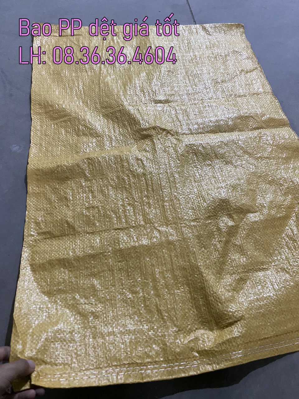 Bao bì pp dệt, bao pp ghép màng pe siêu bền, giá tốt
