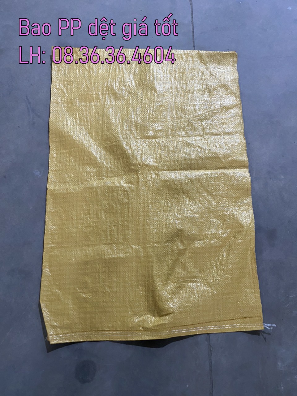 Bao bì pp dệt, bao pp ghép màng pe siêu bền, giá tốt