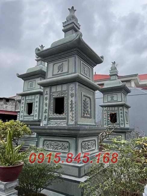 Tháp bảo bằng đá xanh nguyên khối sóc trăng