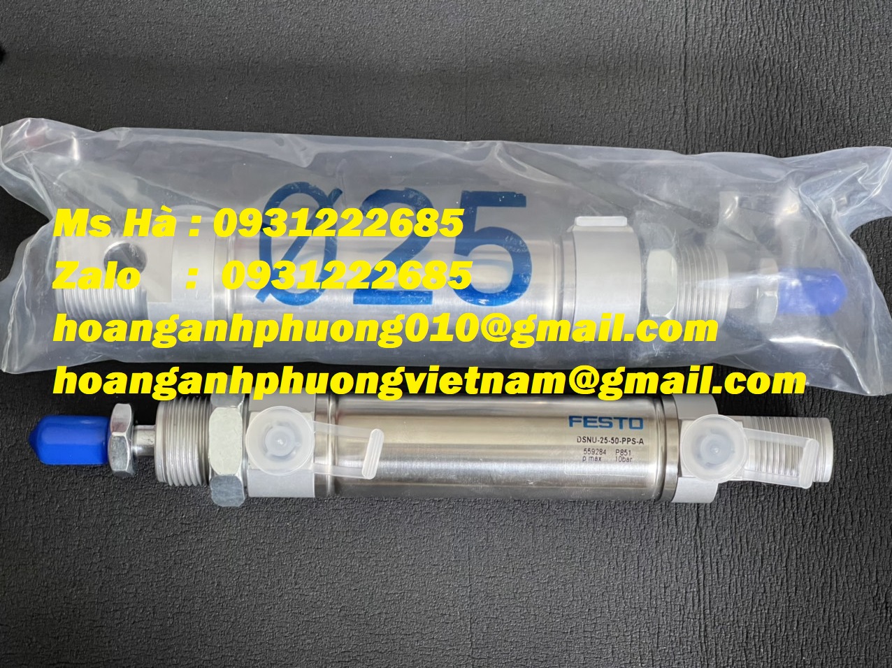 Cylinder DSNU-25-50-PPS-A festo - giá cạnh tranh - giao hàng toàn quốc