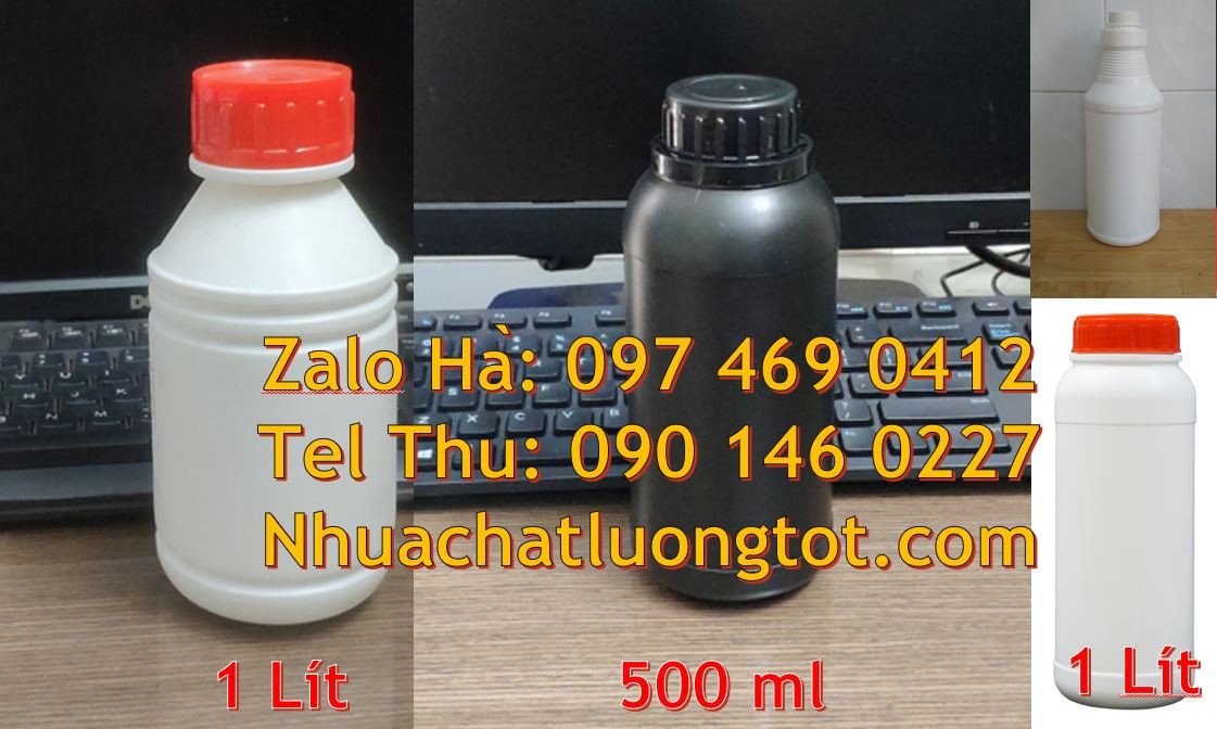 chai nhựa lớn hdpe màu trắng,chai nhựa 1l đựng nước uống,chai nhựa giá