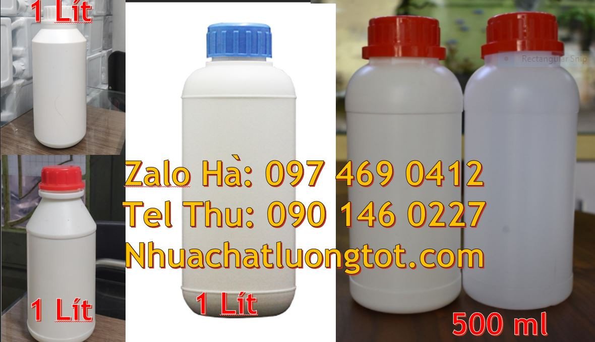 chai nhựa lớn hdpe màu trắng,chai nhựa 1l đựng nước uống,chai nhựa giá