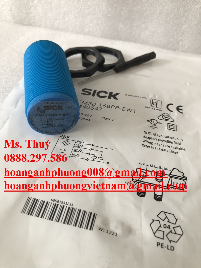 Cảm biến Sick CM30-16BPP-EW1  Nhập khẩu  Bình Dương