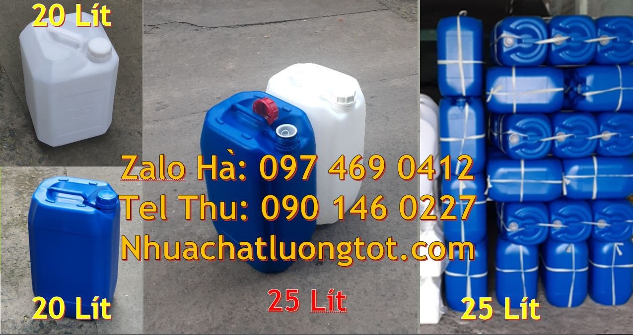 can nhựa lớn 25l đựng hóa chất,can nhựa hdpe 30l,can nhựa lớn giá rẻ
