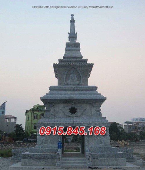 Giá bán lăng mộ tháp đá nguyên khối đẹp bán tại điện biên