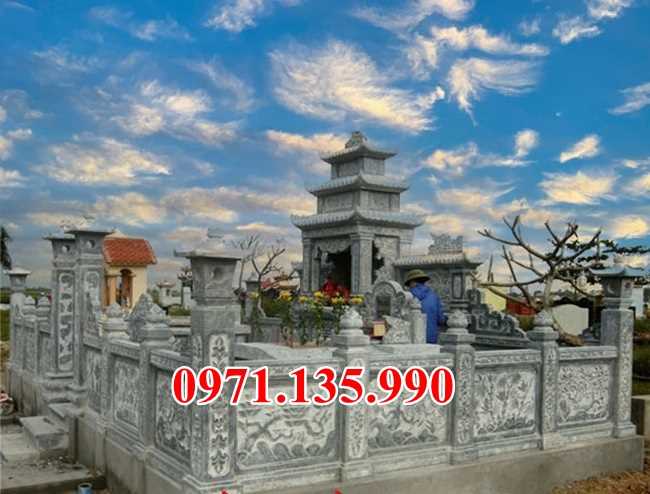 74 mẫu khuôn viên lăng mộ đá đẹp bán hoà bình khu lăng mộ bằng đá