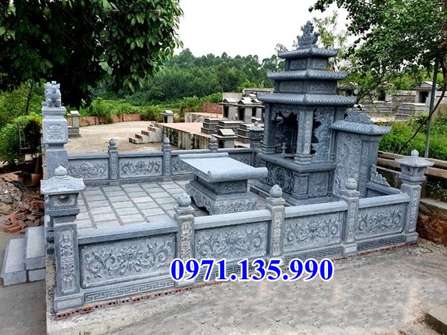 76 mẫu khuôn viên lăng mộ đá đẹp bán phú thọ khu lăng mộ bằng đá
