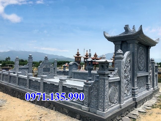 76 mẫu khuôn viên lăng mộ đá đẹp bán phú thọ khu lăng mộ bằng đá