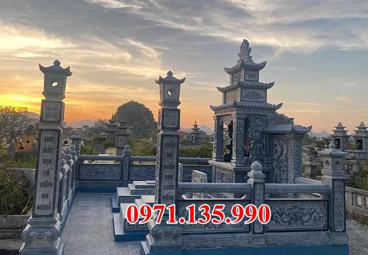 76 mẫu khuôn viên lăng mộ đá đẹp bán phú thọ khu lăng mộ bằng đá