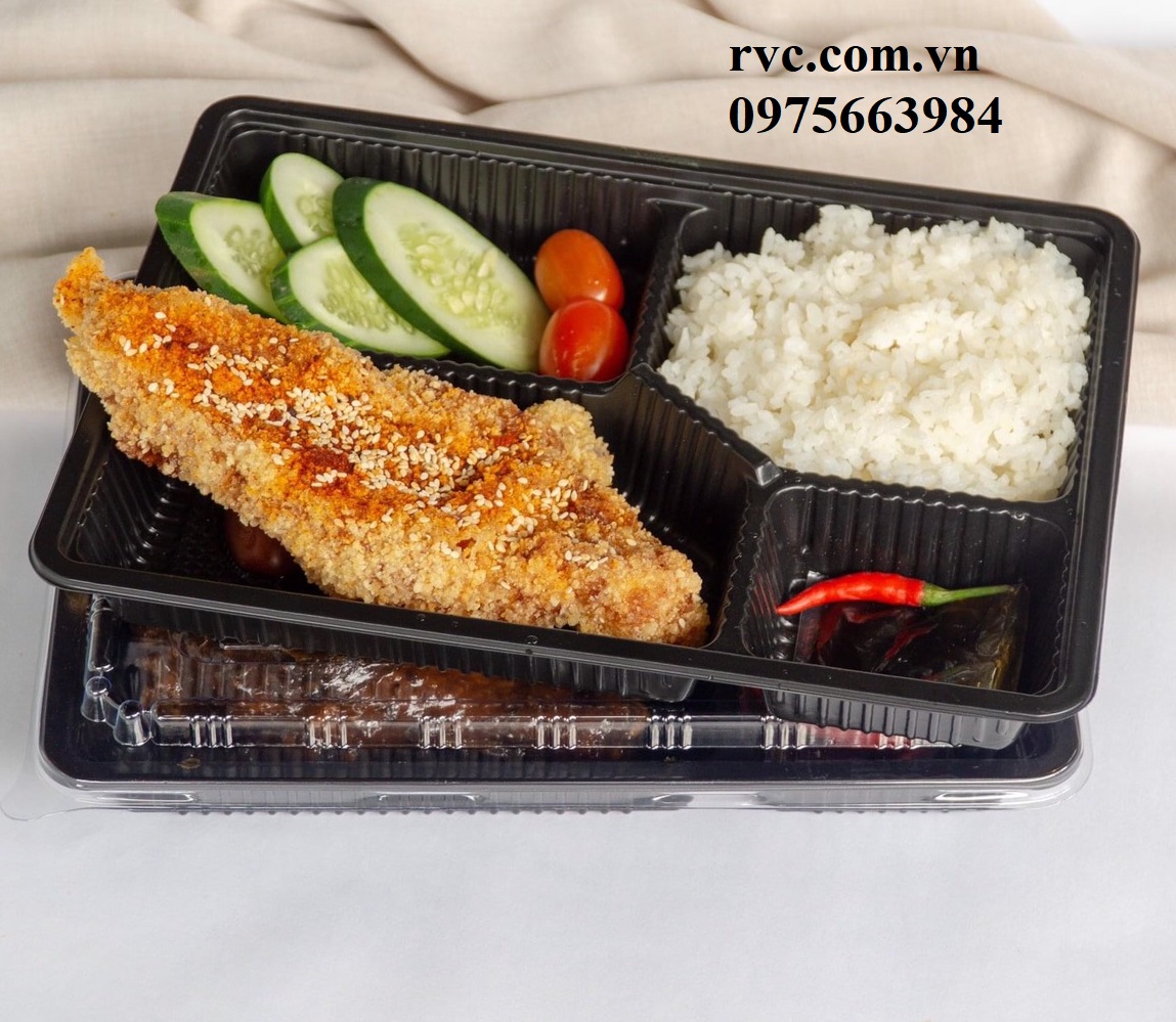 Hộp nhựa đựng cơm 4 ngăn HT25 và những công dụng tuyệt vời