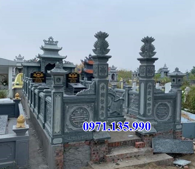 81 mẫu khuôn viên lăng mộ đá đẹp bán tại yên bái khu lăng mộ bằng đá