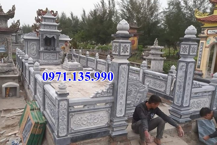81 mẫu khuôn viên lăng mộ đá đẹp bán tại yên bái khu lăng mộ bằng đá