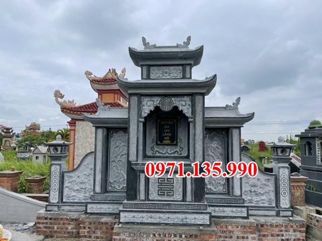 86 mẫu khuôn viên lăng mộ đá đẹp bán điện biên khu lăng mộ bằng đá