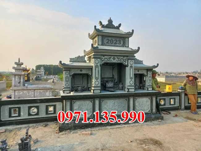 86 mẫu khuôn viên lăng mộ đá đẹp bán điện biên khu lăng mộ bằng đá