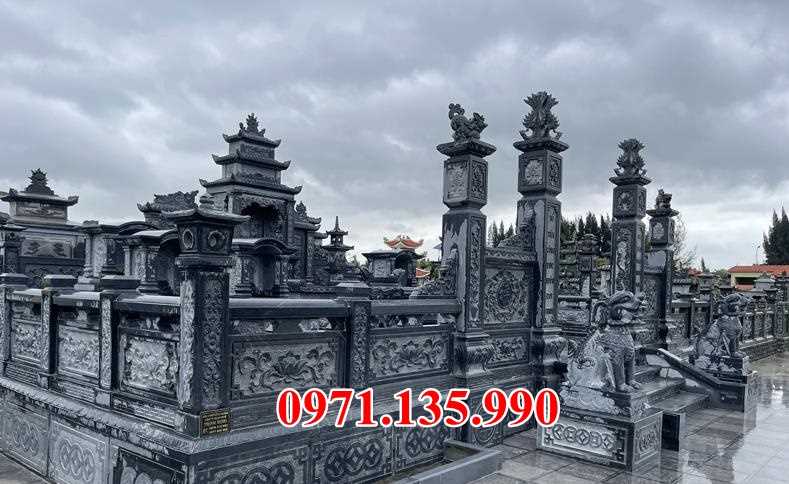 86 mẫu khuôn viên lăng mộ đá đẹp bán điện biên khu lăng mộ bằng đá