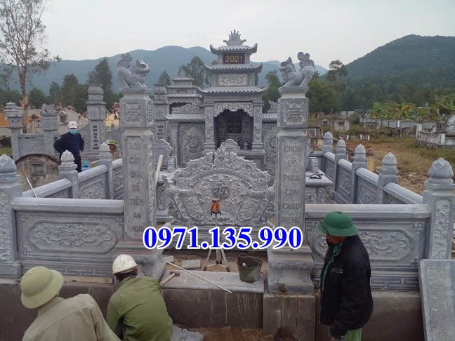 90 mẫu khuôn viên lăng mộ đá đẹp bán thanh hoá khu lăng mộ bằng đá